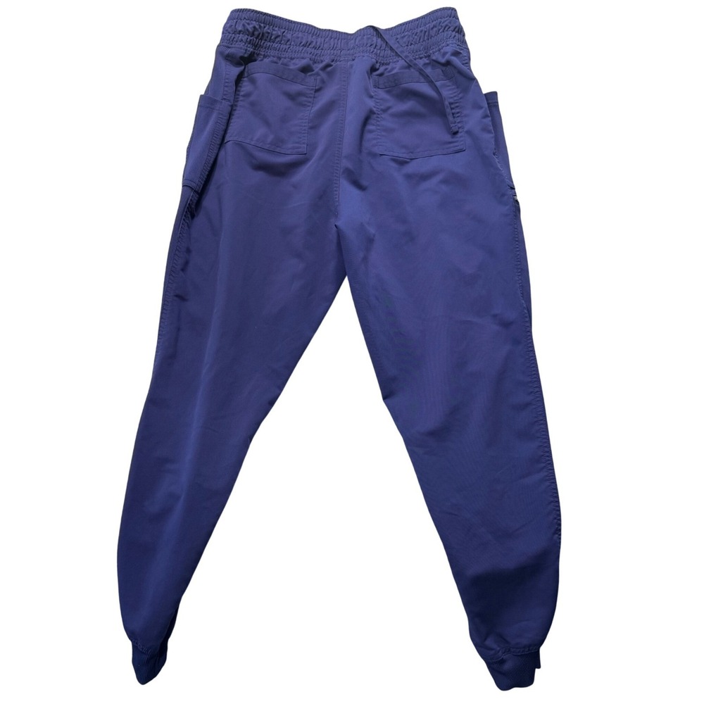 Dickies‎ Dynamix Navy Blue Jogger Scrub Pants Womens Large Cargo Pockets EUC